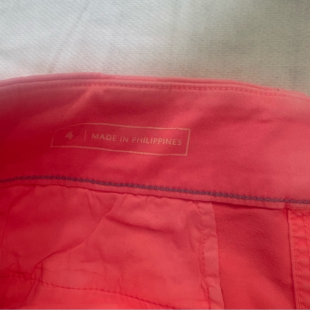 Vineyard Vines Women’s Pink Cotton Shorts Size 4 Classic Preppy - Picture 2 of 14